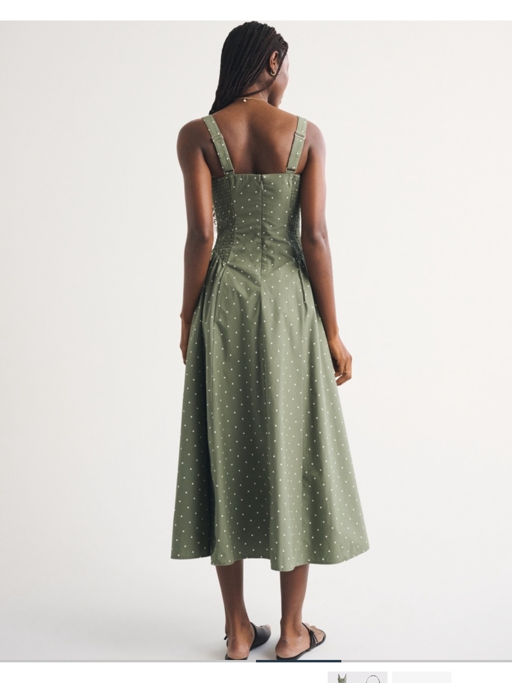 Abercrombie Bra-Free Dylan Midi Dress - Picture 2 of 4